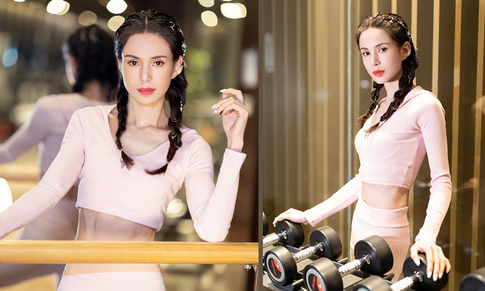 Cô có lối sống lành mạnh, khoa học, trẻ trung như bị thời gian bỏ quên.