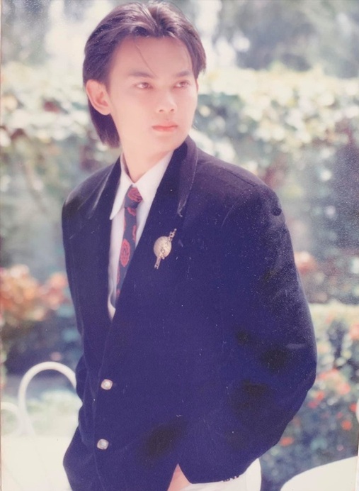 Ảnh nghệ sĩ Kim Tiểu Long lúc trẻ