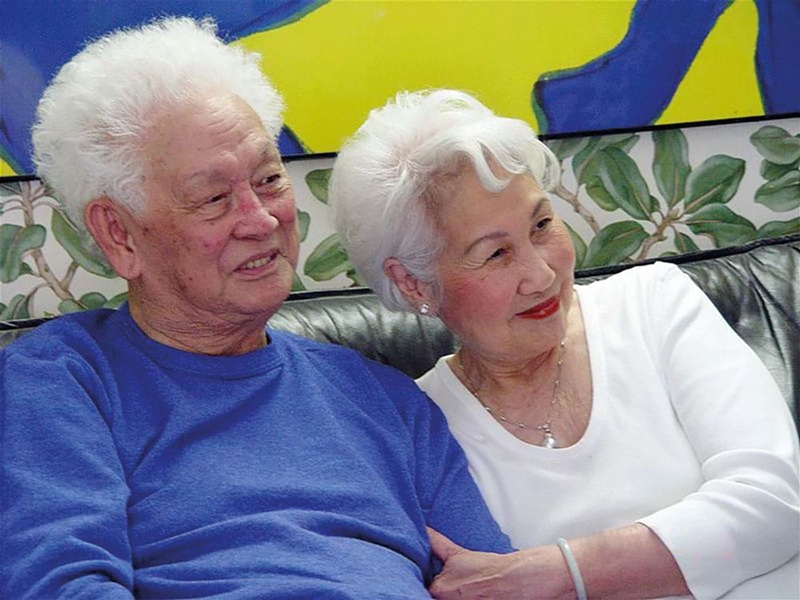 Phạm Duy cùng danh ca Thái Thanh trong cuộc gặp