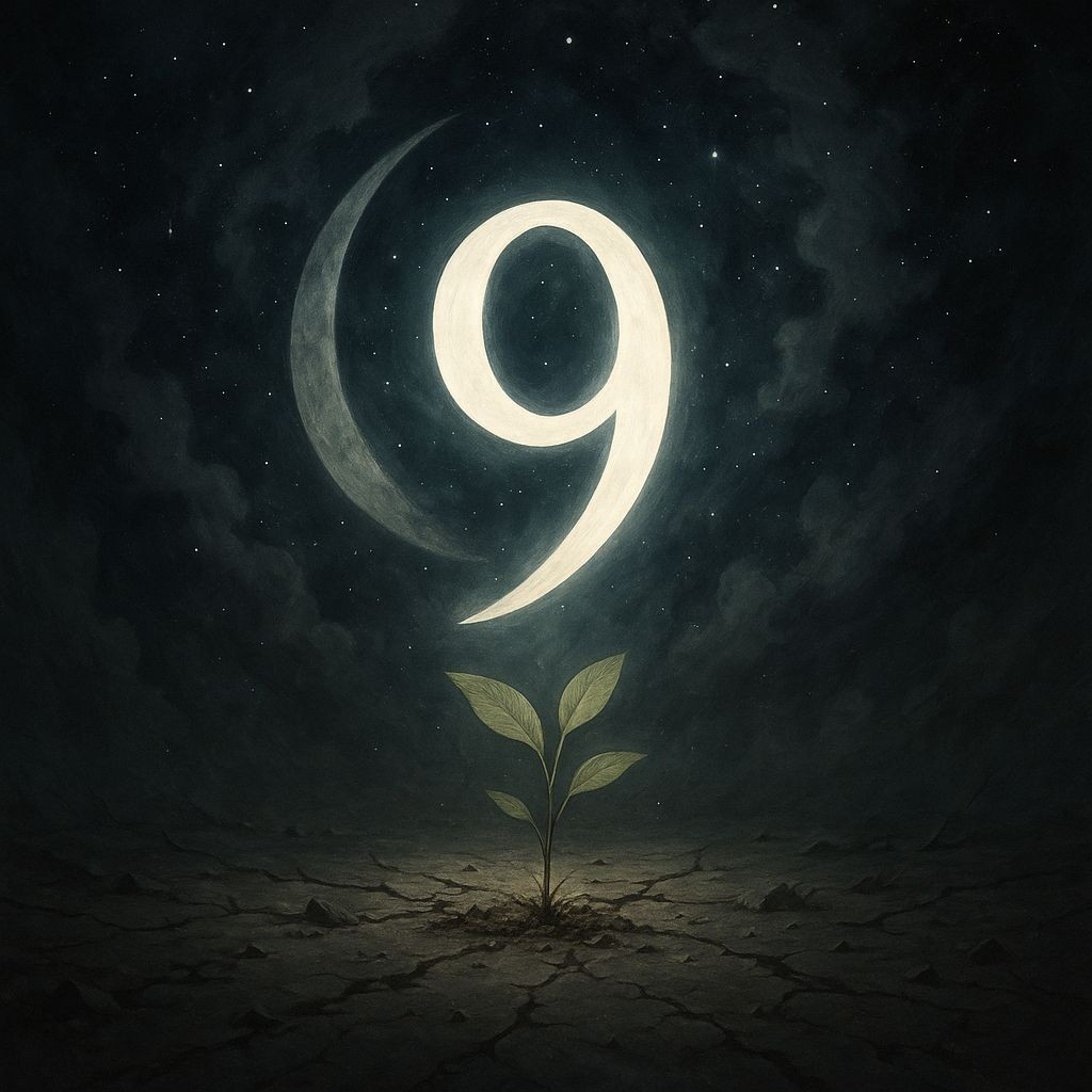 Minh họa năng lượng hoàn thiện của năm số 9