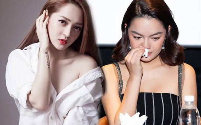 Phạm Quỳnh Anh bên hai con gái