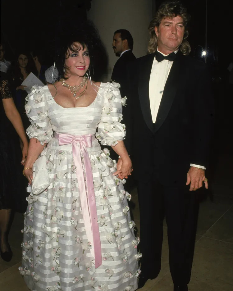 Hôn lễ của Elizabeth Taylor với Larry Fortensky năm 1991