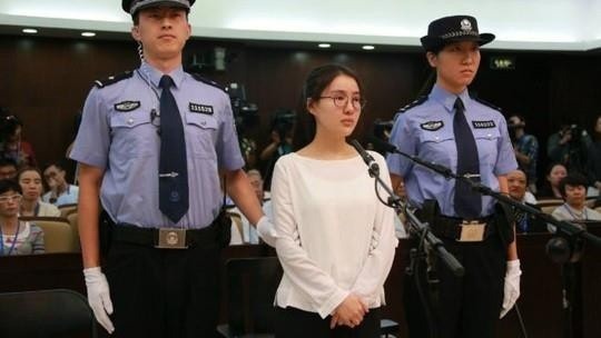Quách Mỹ Mỹ tại phiên tòa năm 2015
