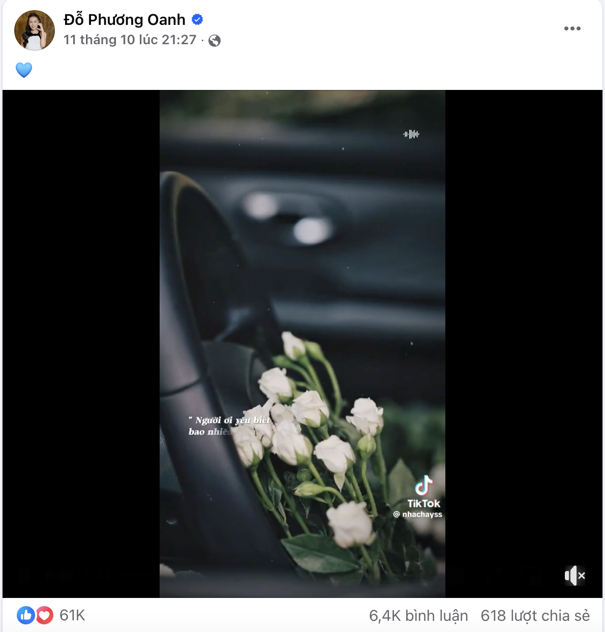 Bài đăng của Phương Oanh ngày 11/10