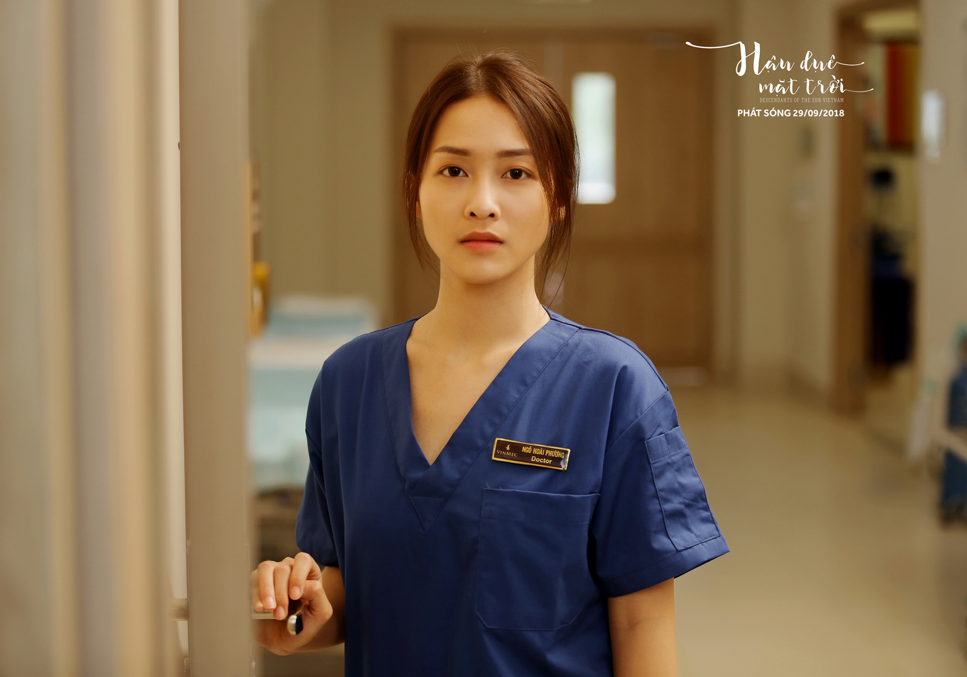 Khả Ngân trong phim Hậu Duệ Mặt Trời bản Việt.