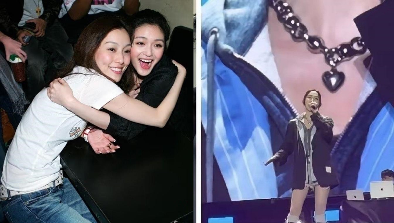 Phạm Vỹ Kỳ là bạn thân của Từ Hy Viên cũng đeo vòng cổ tương tự.