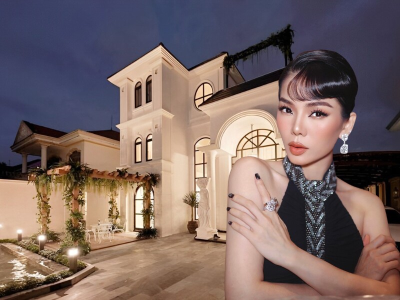 Căn biệt thự sang trọng của Lệ Quyên ở TP.HCM