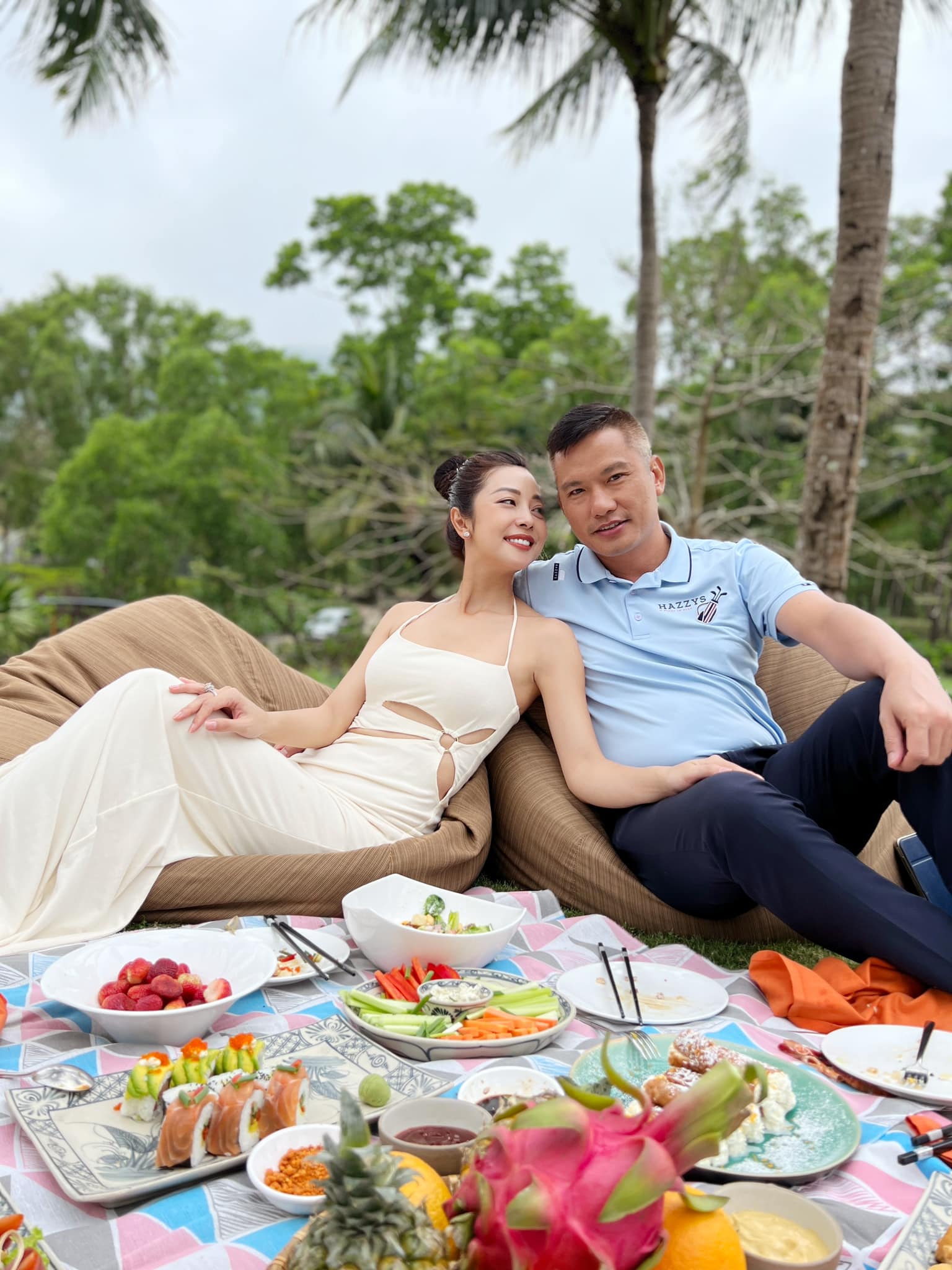 Jennifer Phạm và chồng trong các sự kiện