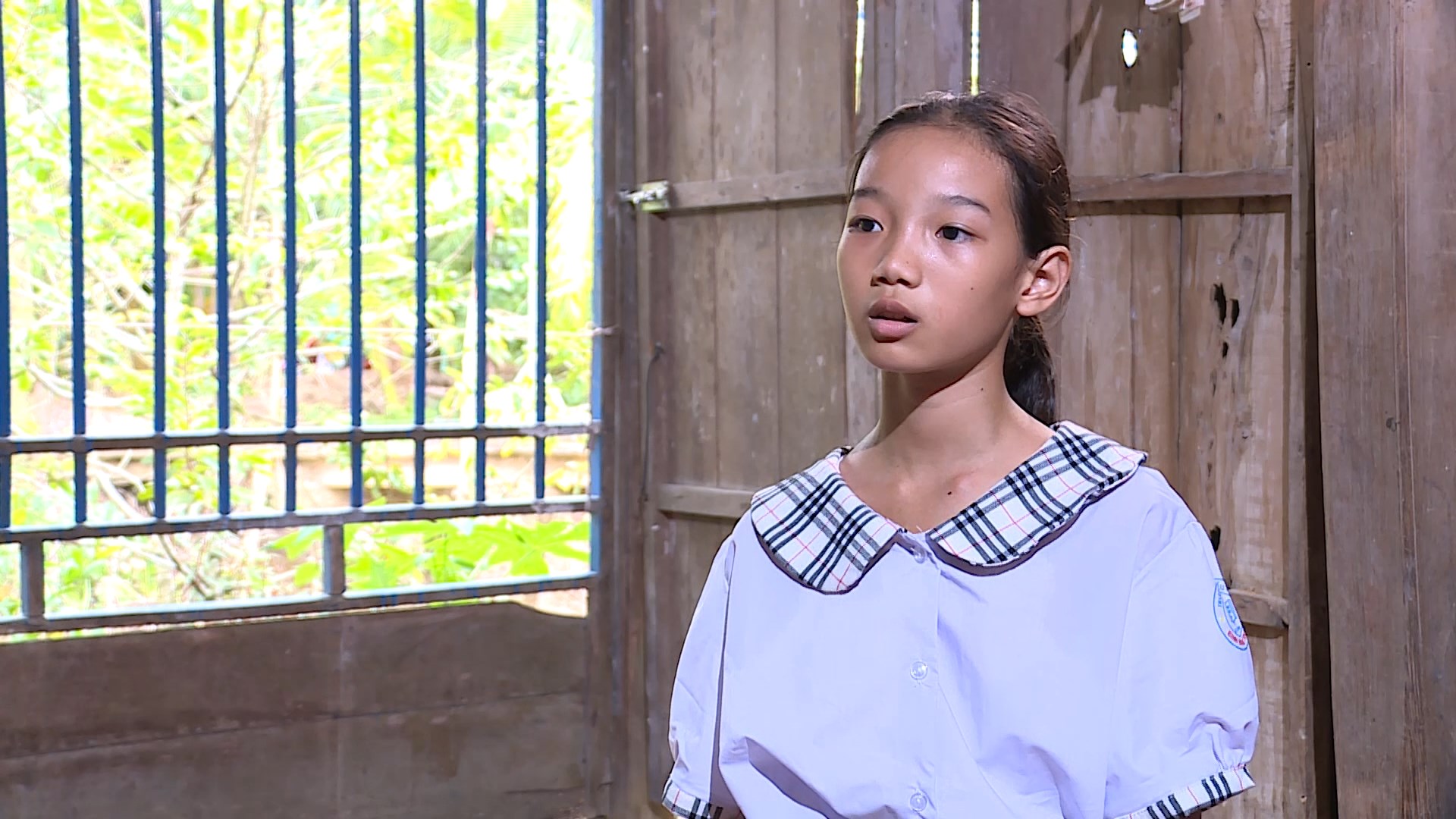 Em Thuý Đào Em Thúy Đào xúc động trong chương trình