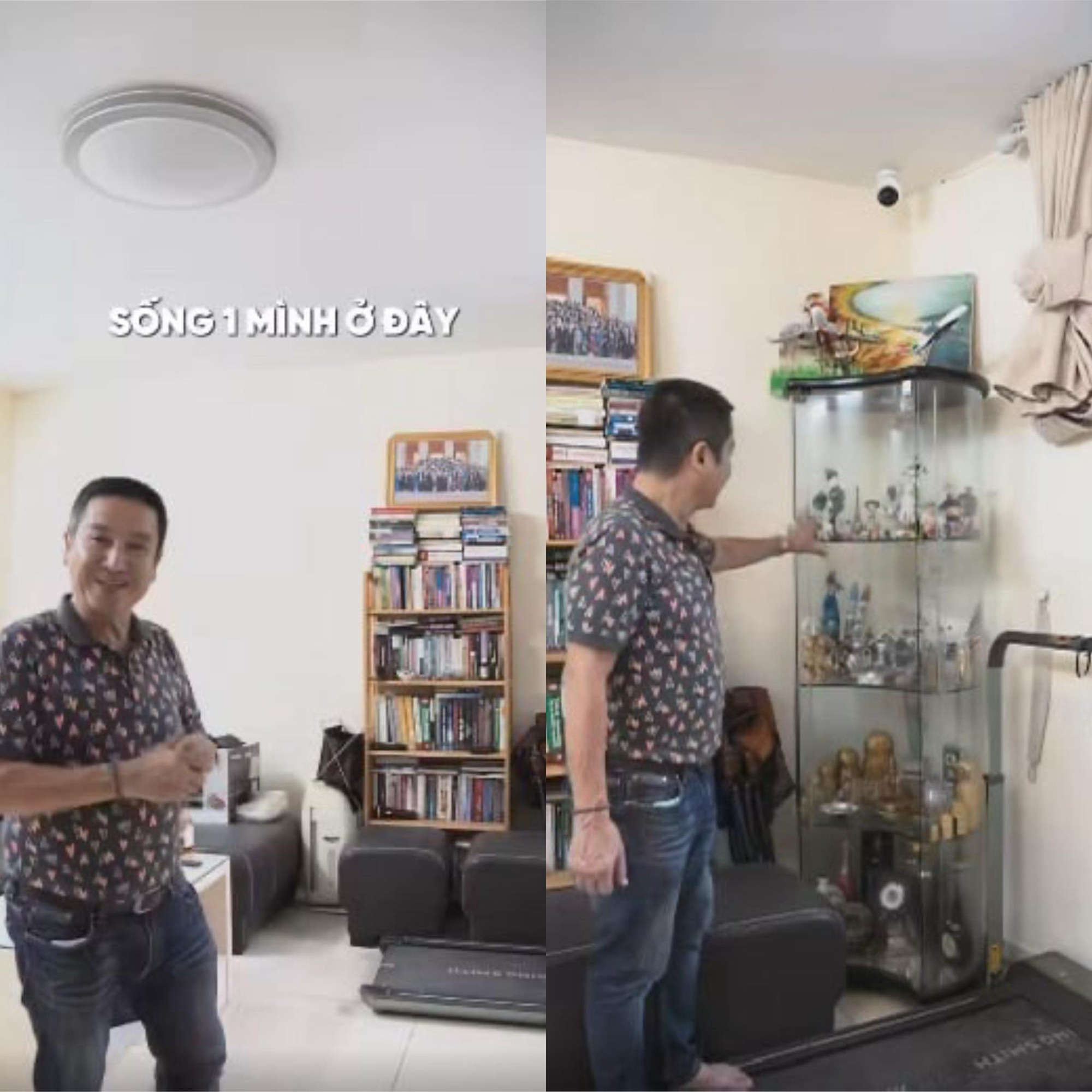 Chí Trung sống giản dị tại nhà riêng