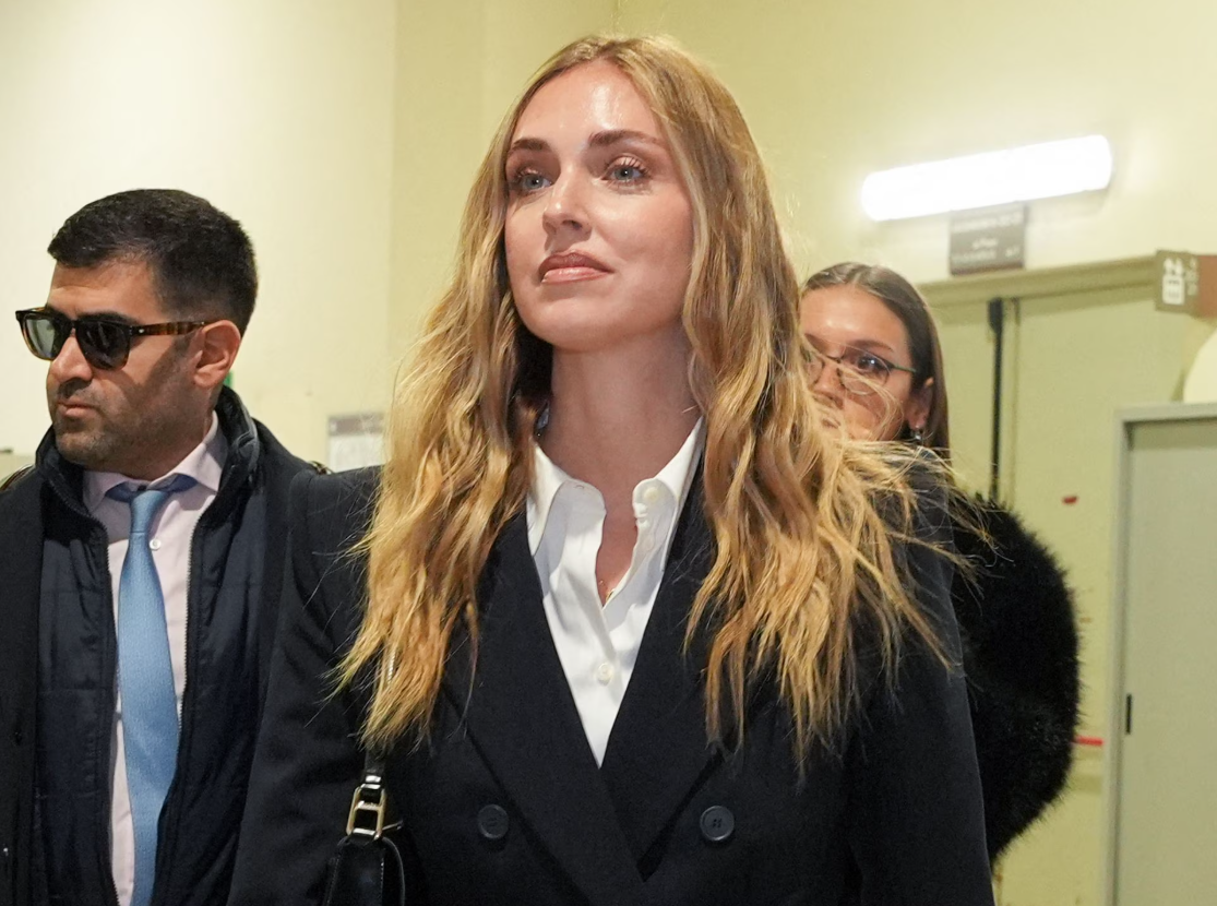 Chiara Ferragni tại phiên tòa xét xử