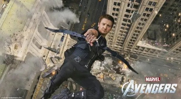 Jeremy Renner nổi tiếng với vai Hawkeye