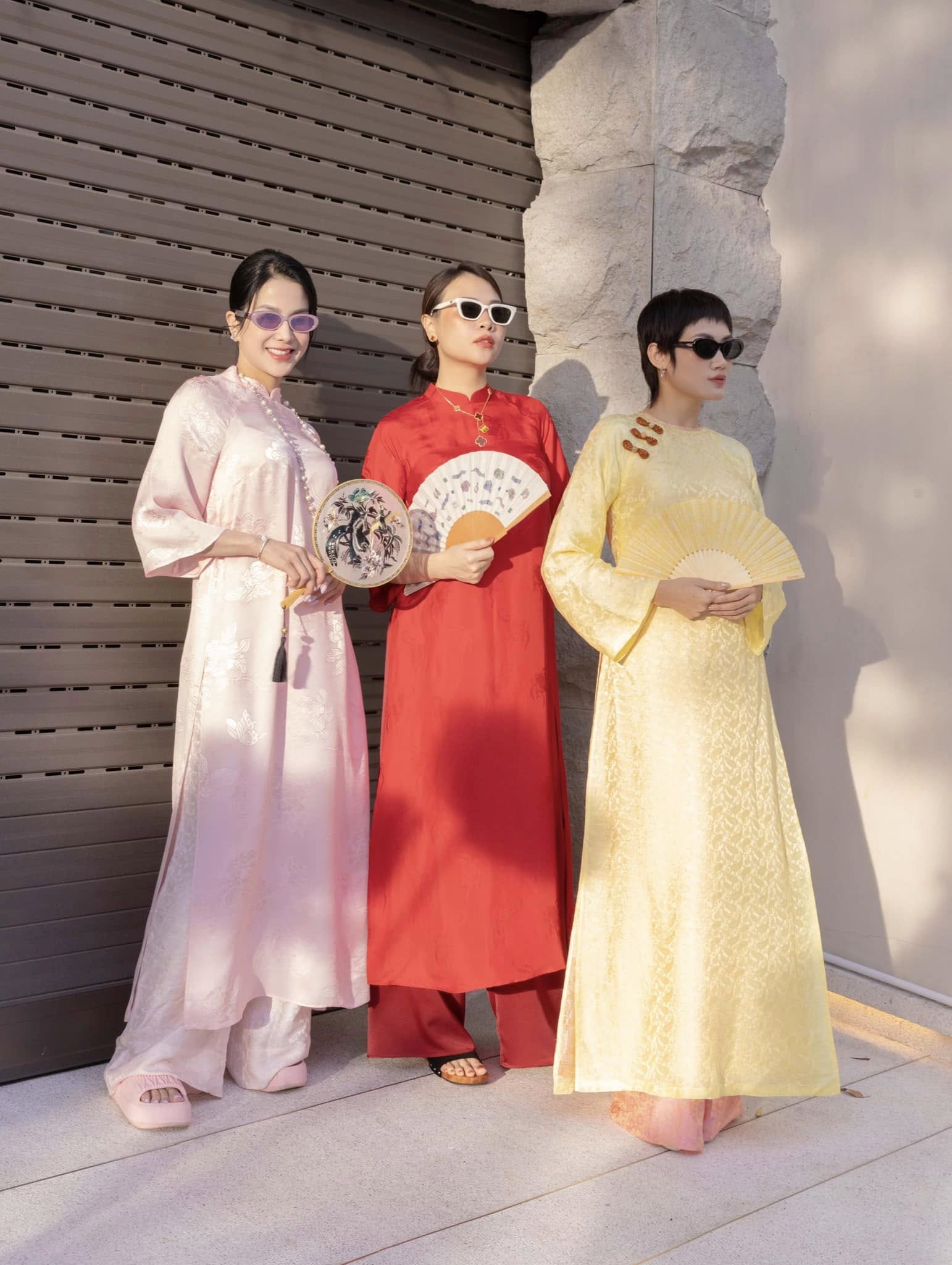 Đàm Thu Trang cùng Diệp Lâm Anh và Pông Chuẩn