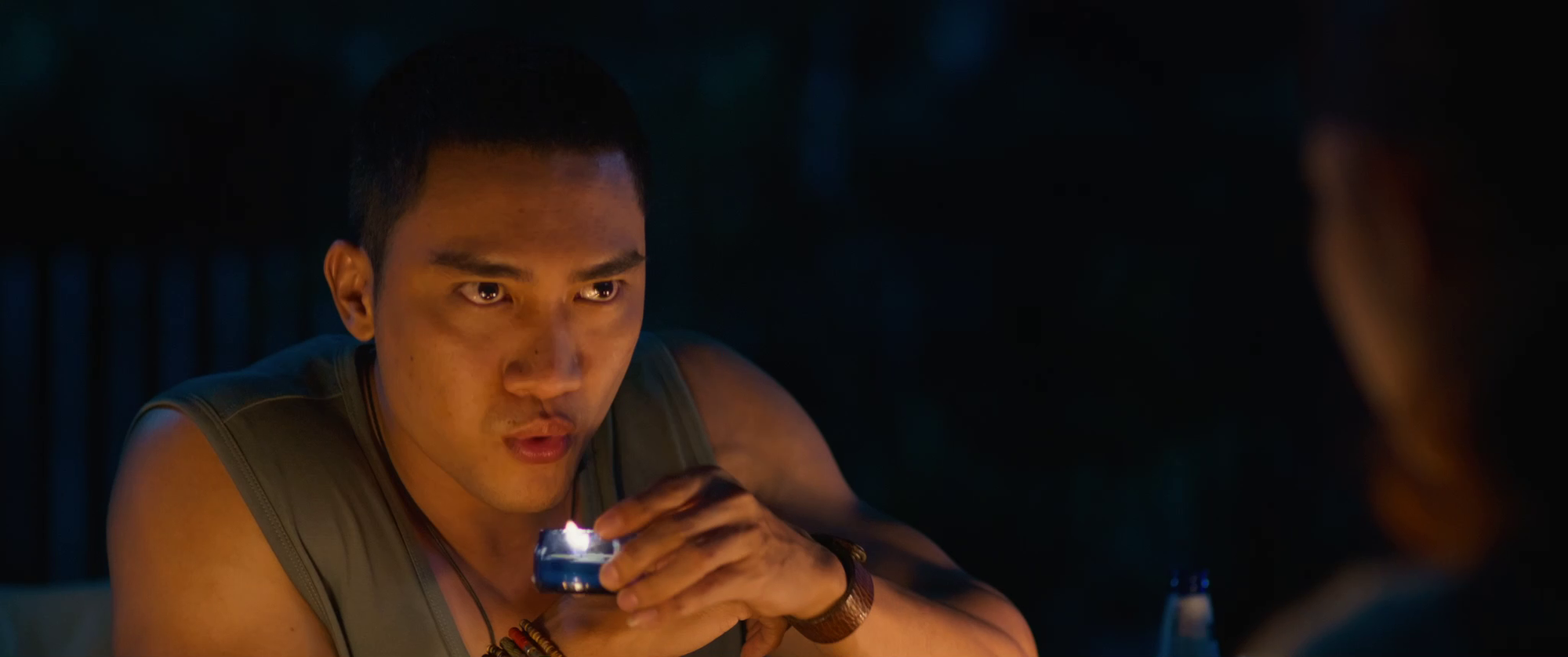 Diễn viên trong cảnh kịch tính