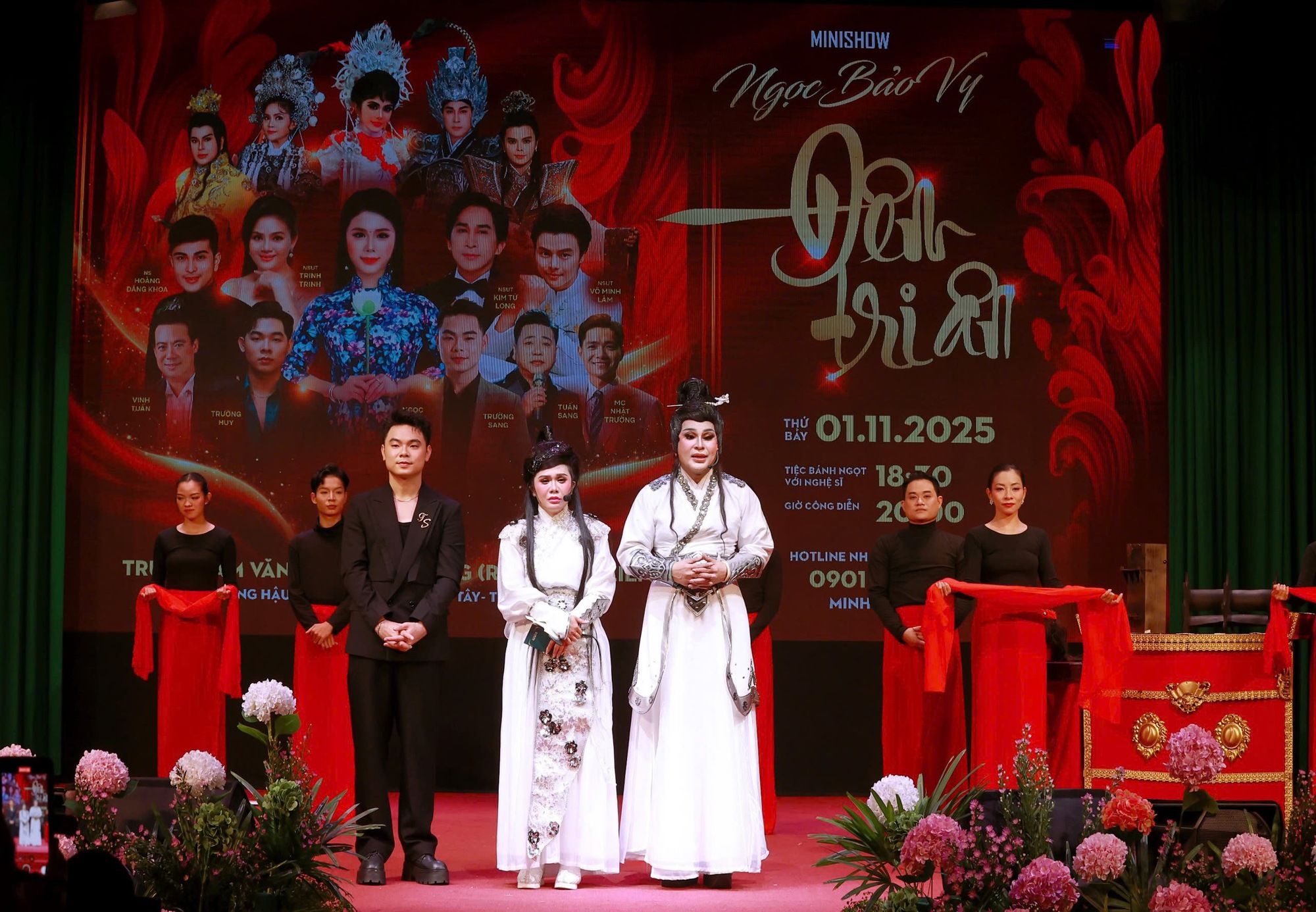 Ngọc Bảo Vy hóa Thần Nữ, diễn thăng hoa cùng vợ chồng NSƯT Kim Tử Long- Ảnh 4.