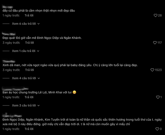 Phu nhân đạo diễn trăm tỷ đẹp không tì vết ở tuổi 41, Kim Tuyến bất ngờ bị gọi tên- Ảnh 5. Cộng đồng mạng mê mẩn trước nhan sắc tự nhiên trong trẻo của Đinh Ngọc Diệp