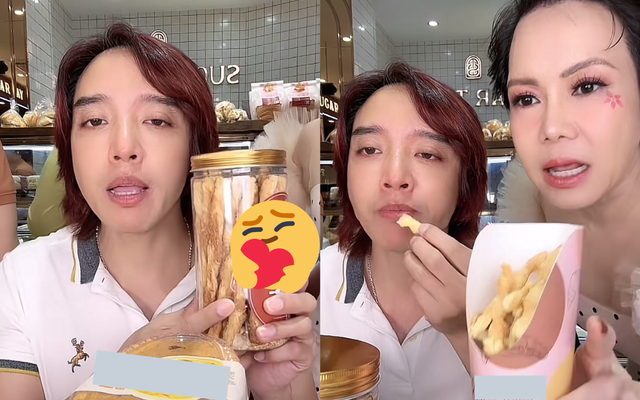 Gần đây, các livestream của vợ chồng Việt Hương chủ yếu là chốt đơn bánh ngọt