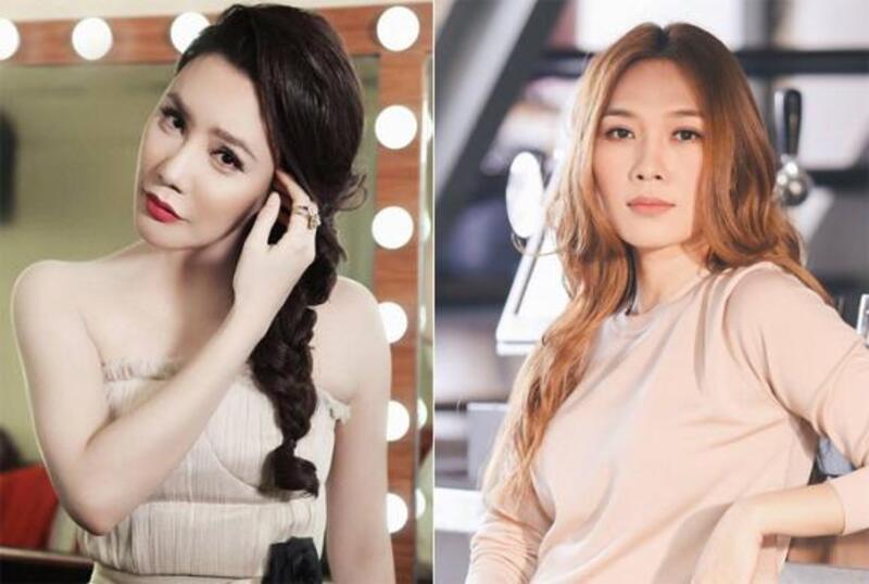 Hình ảnh so sánh hai ca sĩ