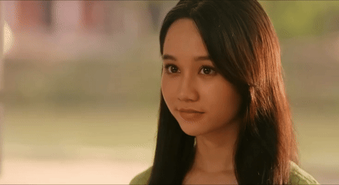 Trúc Anh vai Hà Lan trong Mắt Biếc Trúc Anh với ánh mắt buồn