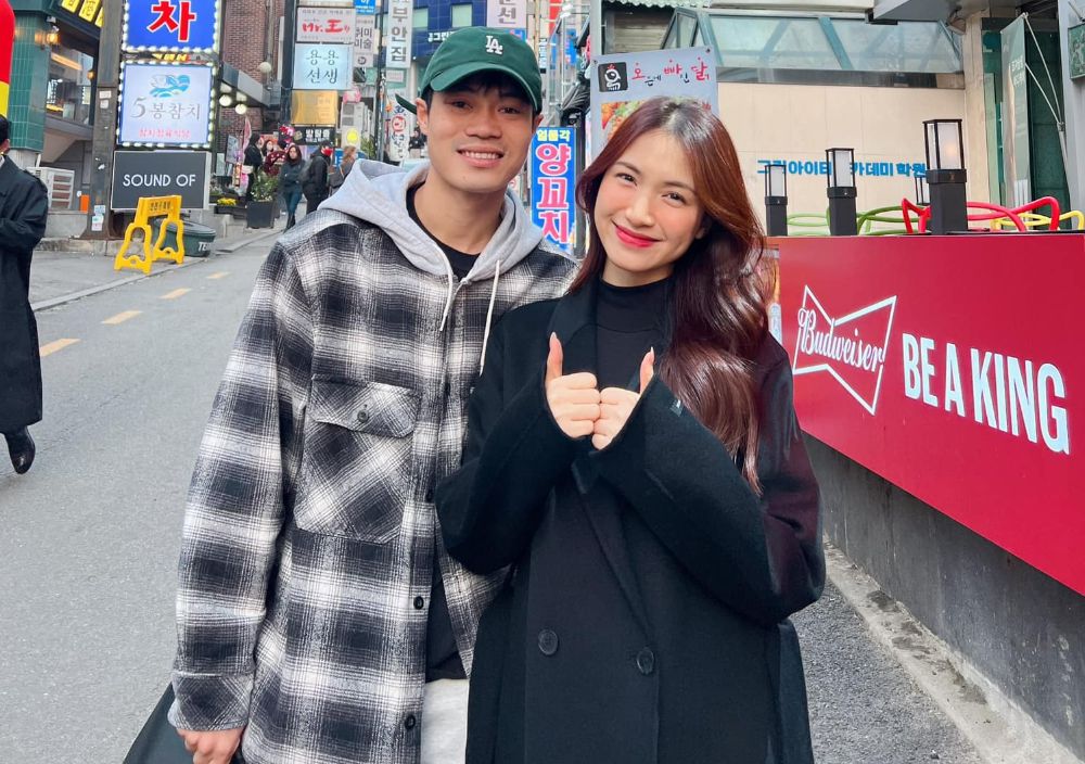 Hình ảnh thân thiết của Hòa Minzy và Văn Toàn