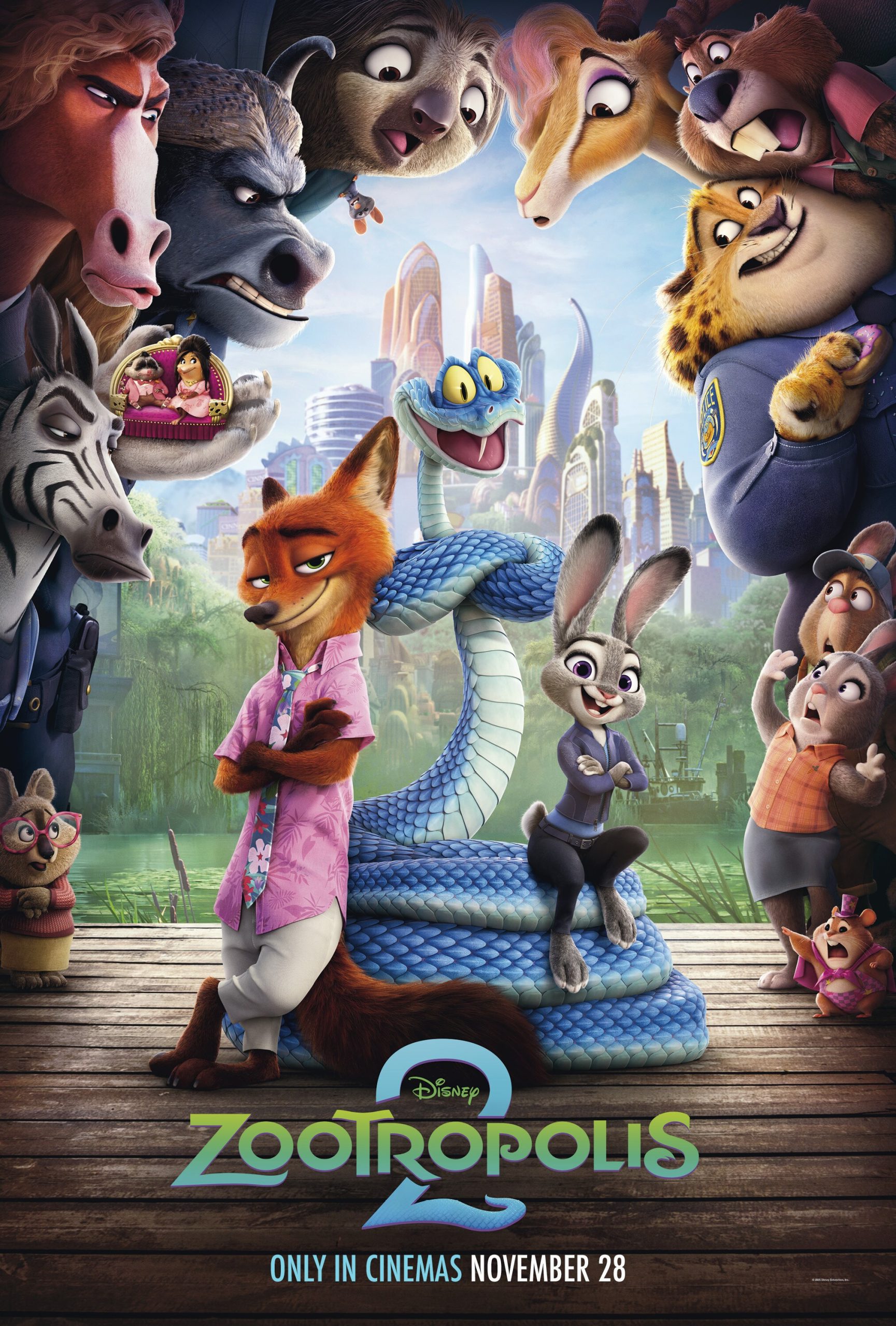 Zootopia 2 bùng nổ doanh thu toàn cầu Poster Zootopia 2