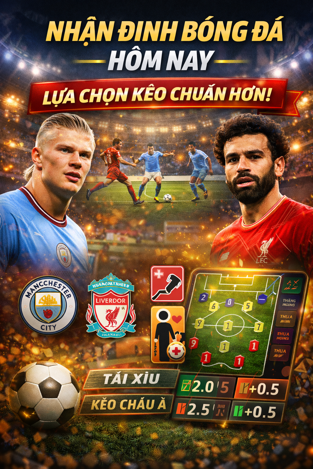 Nhận định bóng đá hôm nay: Haaland vs Salah