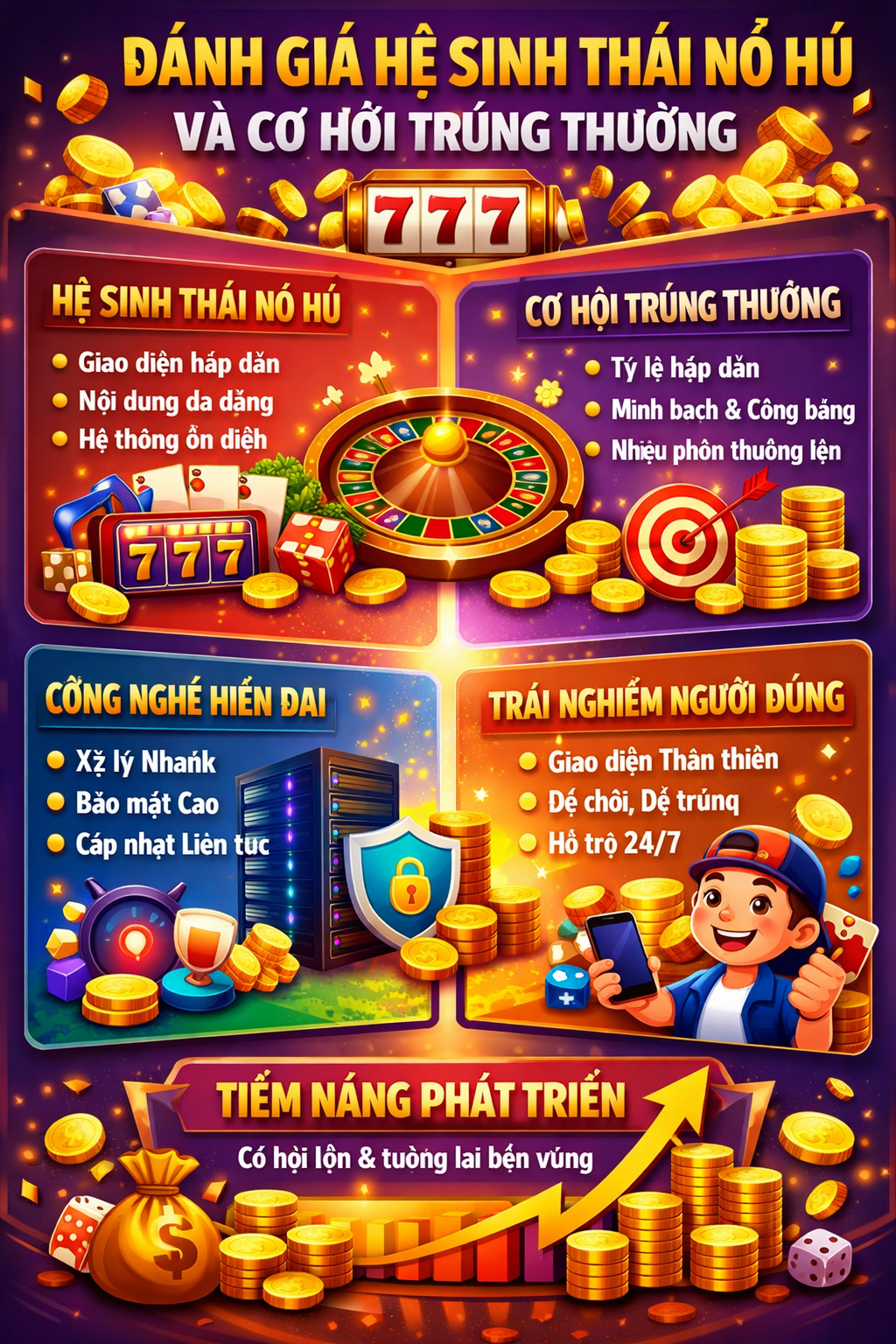 Đánh giá hệ sinh thái Nổ Hũ