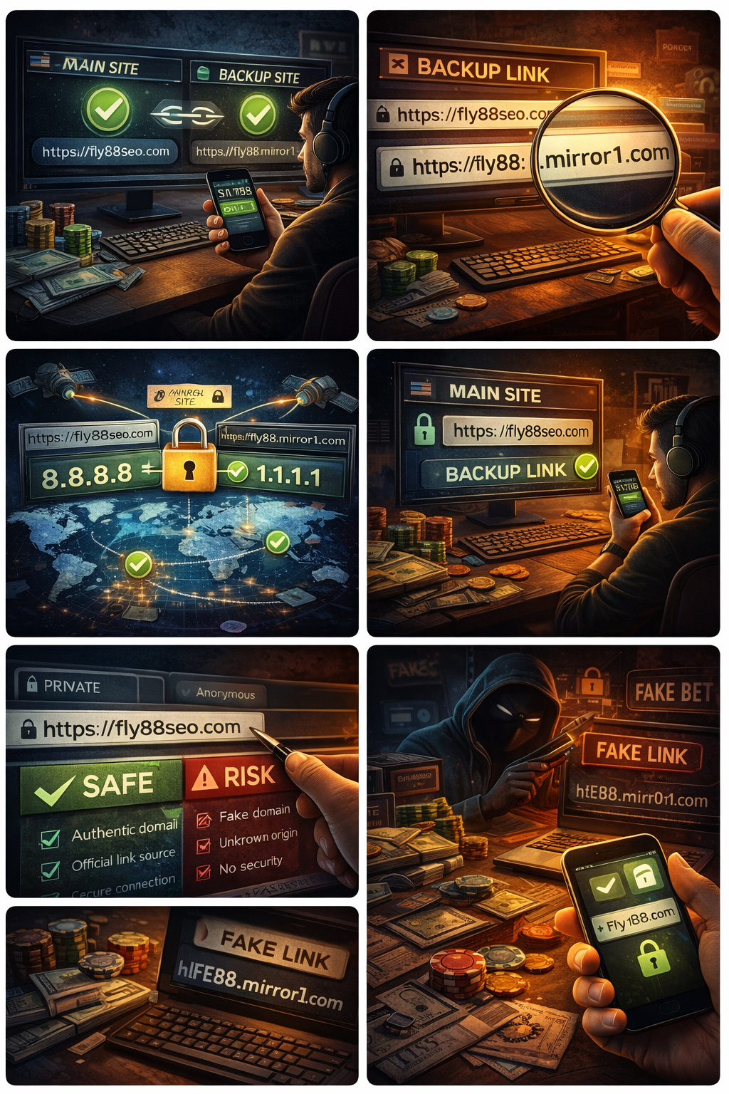 Liên kết dự phòng an toàn trong cá cược